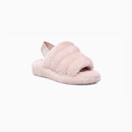 UGG Fluff Yeah - Badesandaler Dame - Grå Rosa (NO-W384)